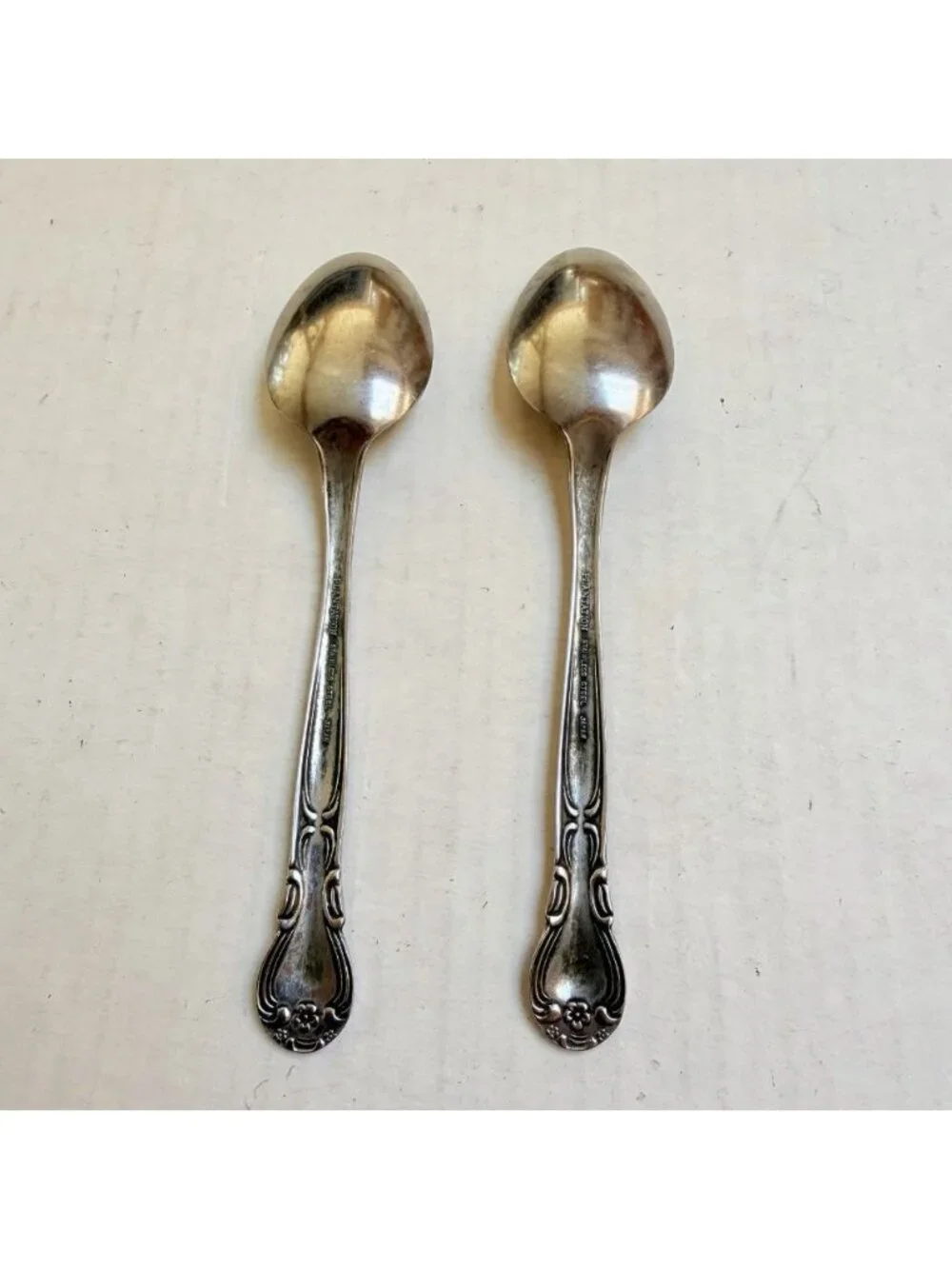 Plantation Stainless Japan Tablespoon Flatware Set of 2 Vintage Replacement